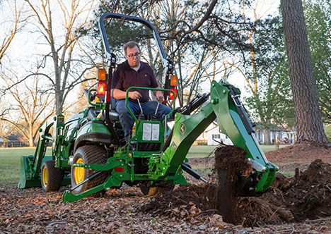 New Backhoe and Loader Now Available From John Deere on Compact Tractor Lines