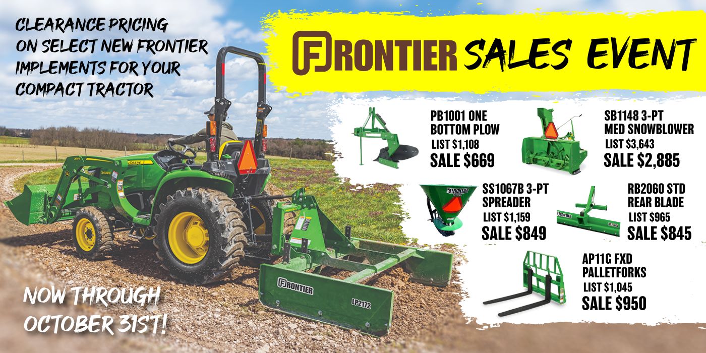Frontier Implement Sale