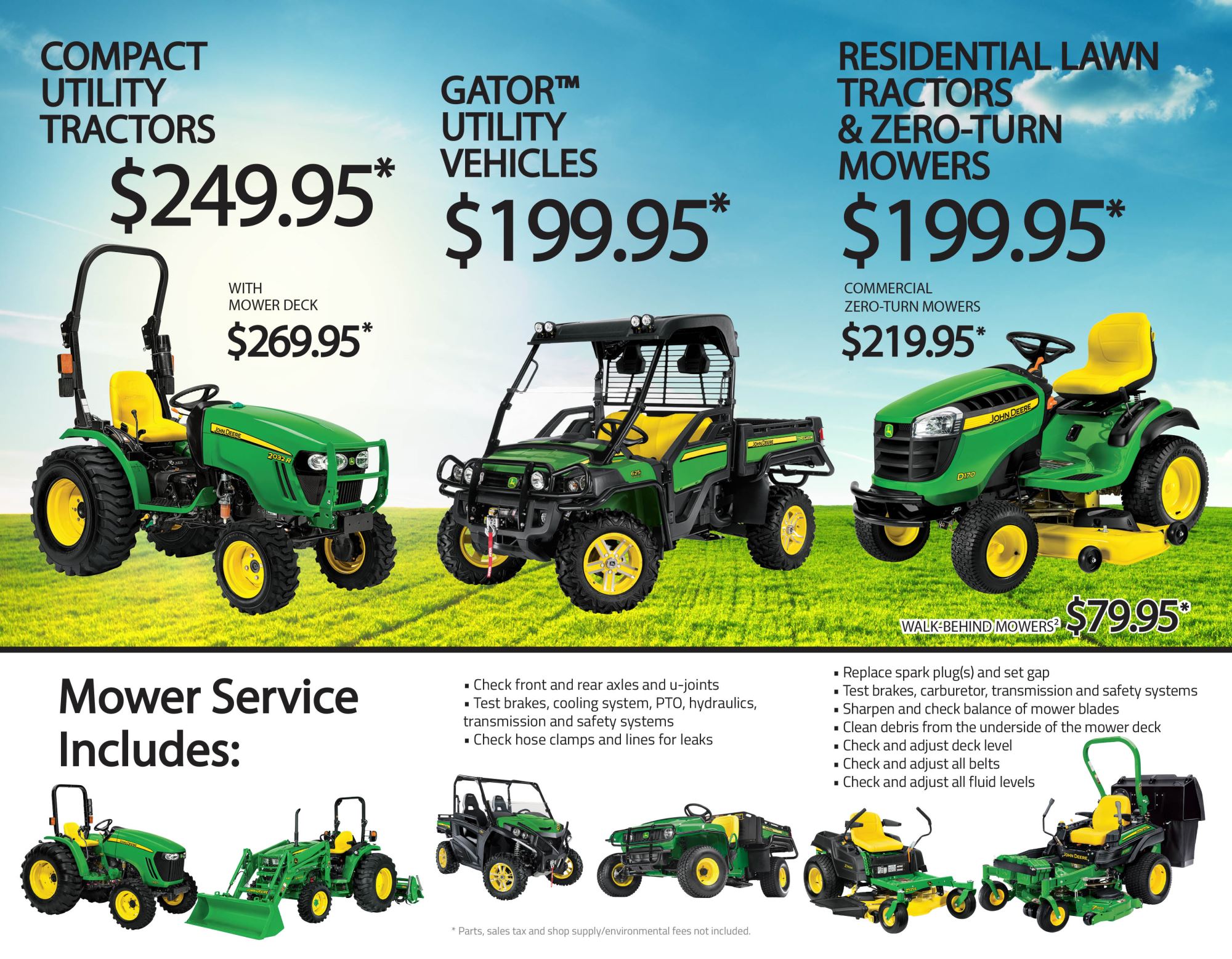 Service Specials Tri County Equipment