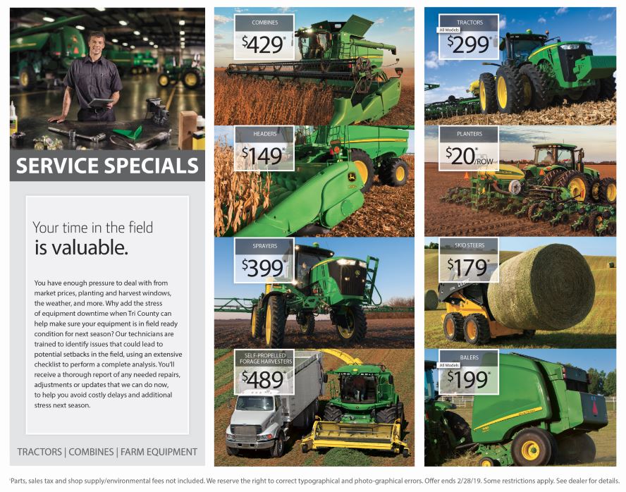 2019 Service Specials